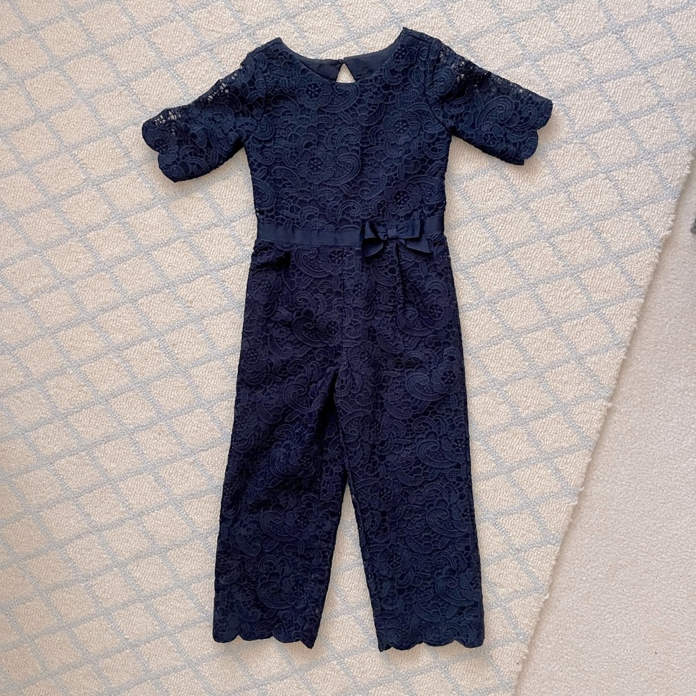 Janie and Jack lace jumpsuit
